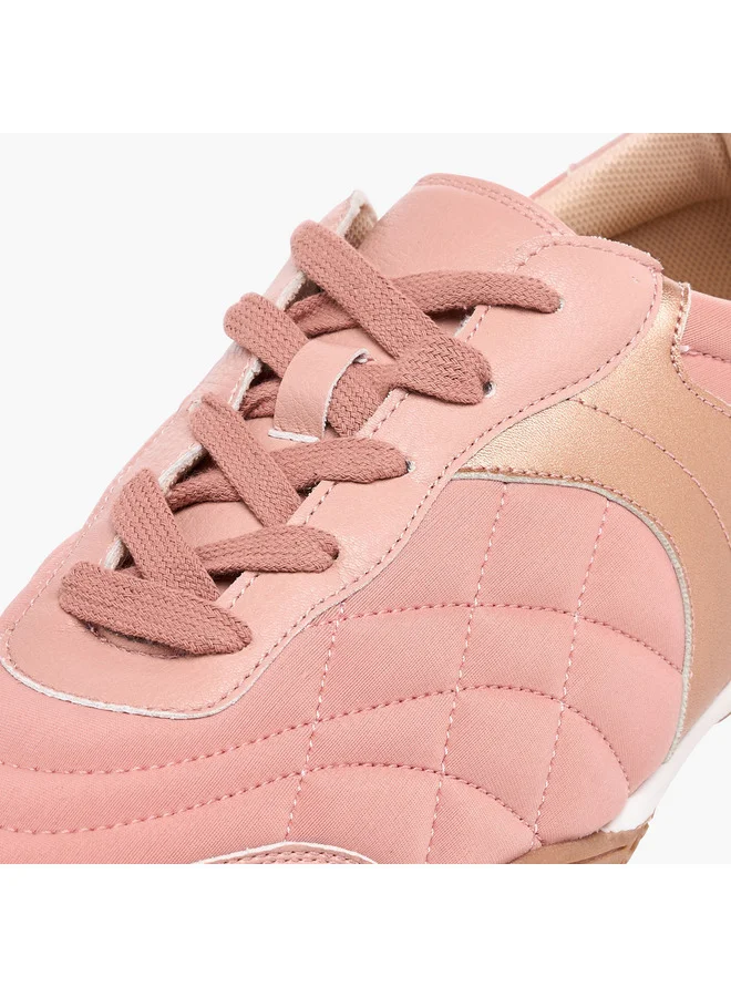 Flora Bella By Shoexpress Women Panelled Lace-Up Sneakers