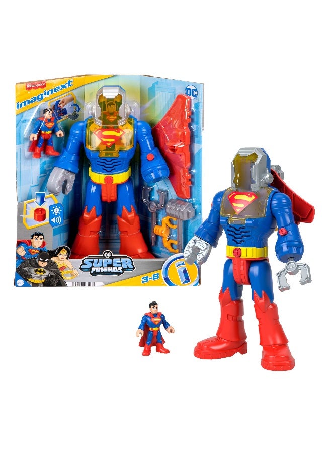 Fisher-Price Imaginext DC Super Friends Superman Insider & Exo Suit Robot Playset (30 cm) - Image 1