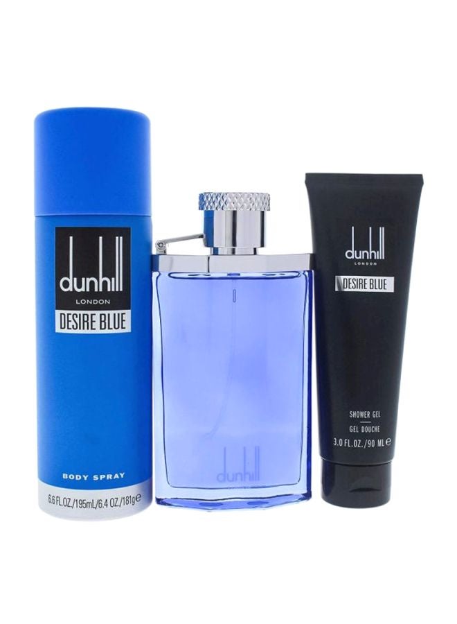 دنهل طقم هدايا عطر دانهل ديزاير بلو 385 مل