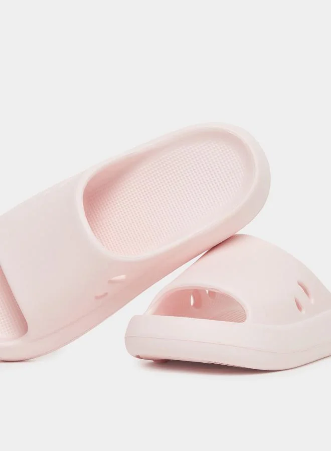 Take Two Take Two Solid Slip-On Slippers