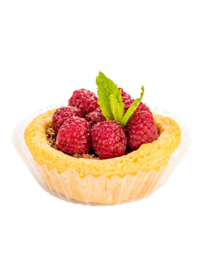 Restaurantware 2 Ounce Mini Cupcake Liners, 200 Greaseproof Mini Muffin Papers - Disposable, Peel Off, Clear Plastic Clear Cupcake Wrappers, For Desserts or Foods, For Weddings, Birthday Parties - Image 2