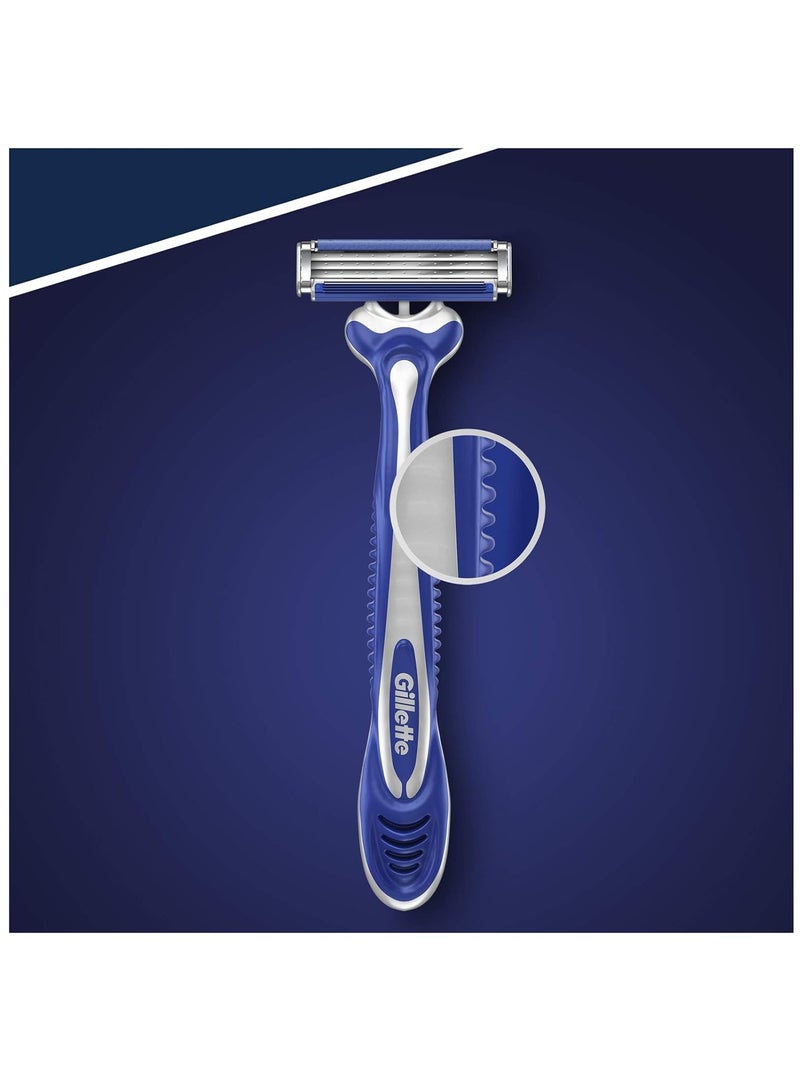Gillette Blue 3 Comfort Disposable Razor for Men - 12 Pieces - Image 5