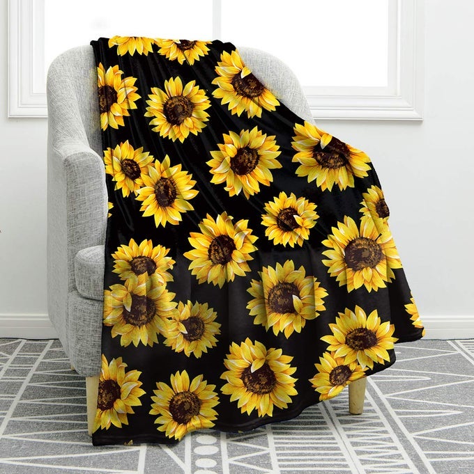 SUNFLOWER GIFTS BLANKET FOR WOMEN GIRLS SUNFLOWERS THROW GIFTS FOR SUNFLOWER LOVERS ADULT KIDS YOU ARE MY SUNSHINE GIFT BLANKET FOR HOME BED COUCH