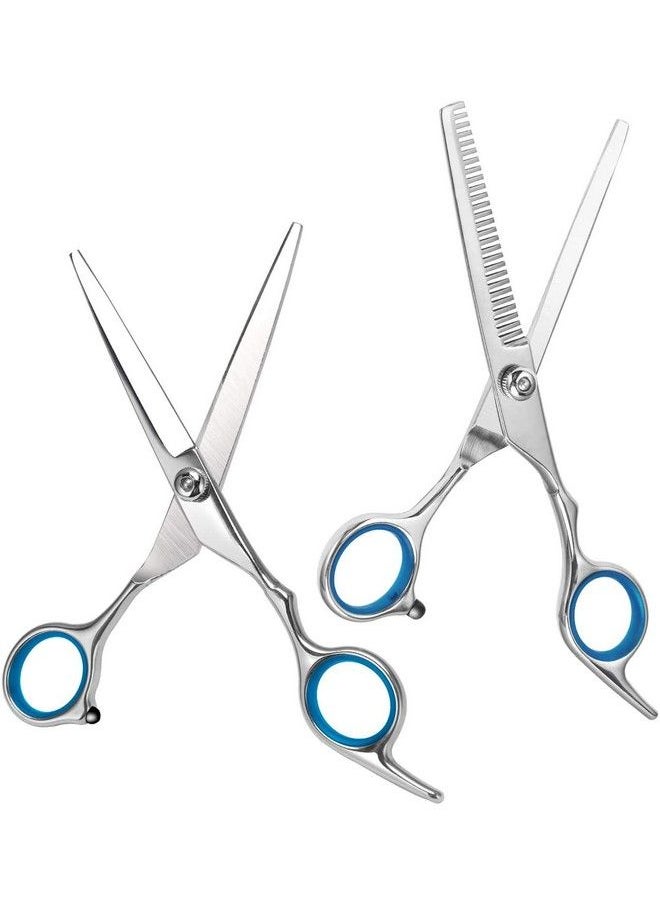 maycreate - Hair Cutting Scissor Professional Stainless Steel Hair Cutting Thinning Scissors Hairdressing Styling Set For Barber Or Beauty Saloon Home - Image 1