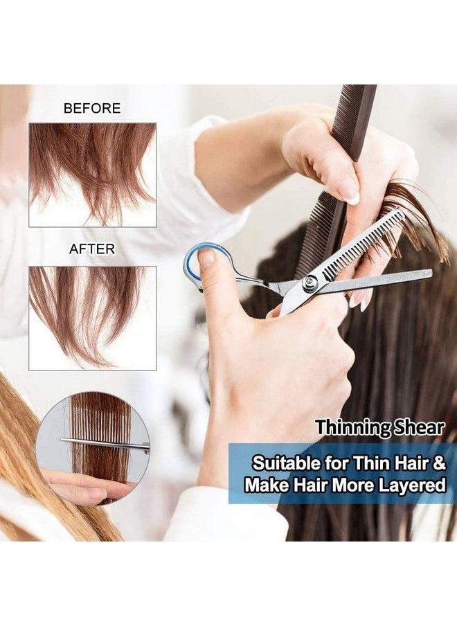 maycreate - Hair Cutting Scissor Professional Stainless Steel Hair Cutting Thinning Scissors Hairdressing Styling Set For Barber Or Beauty Saloon Home - Image 1