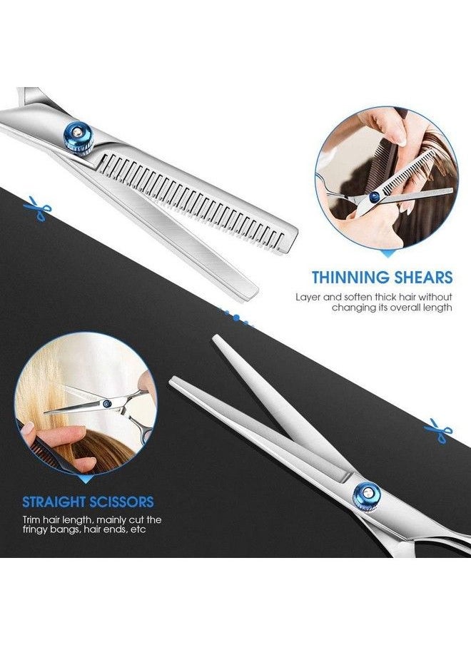 maycreate - Hair Cutting Scissor Professional Stainless Steel Hair Cutting Thinning Scissors Hairdressing Styling Set For Barber Or Beauty Saloon Home - Image 1