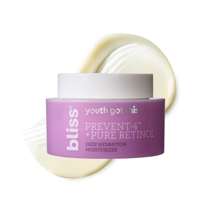 Bliss Youth Got This Retinol Moisturizer | Pure Retinol + PREVENT-4â„¢ Complex for Fine Lines, Texture & Deep Hydration | Clean, Fragrance-Free, Vegan & Cruelty-Free | 50 mL - Image 1