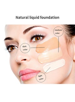 Julystar Soft Matte Finish Liquid foundation, foundation cream, foundation concealer, lasting makeup-free liquid foundation(Natural white)  - Image 5