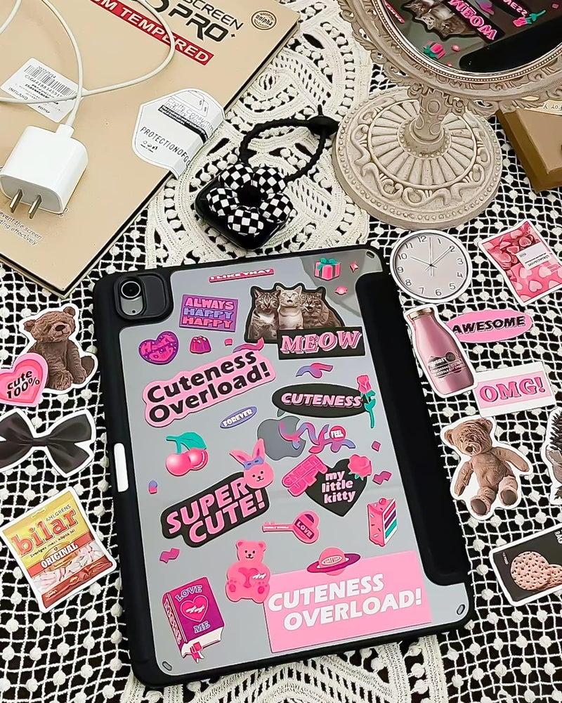 QYH Premium Printable Vinyl Sticker Paper-50 Sheets Glossy White, Quick-Drying Waterproof, Compatible with Inkjet & Laser Printer, Vivid Prints for DIY Crafts - Image 5