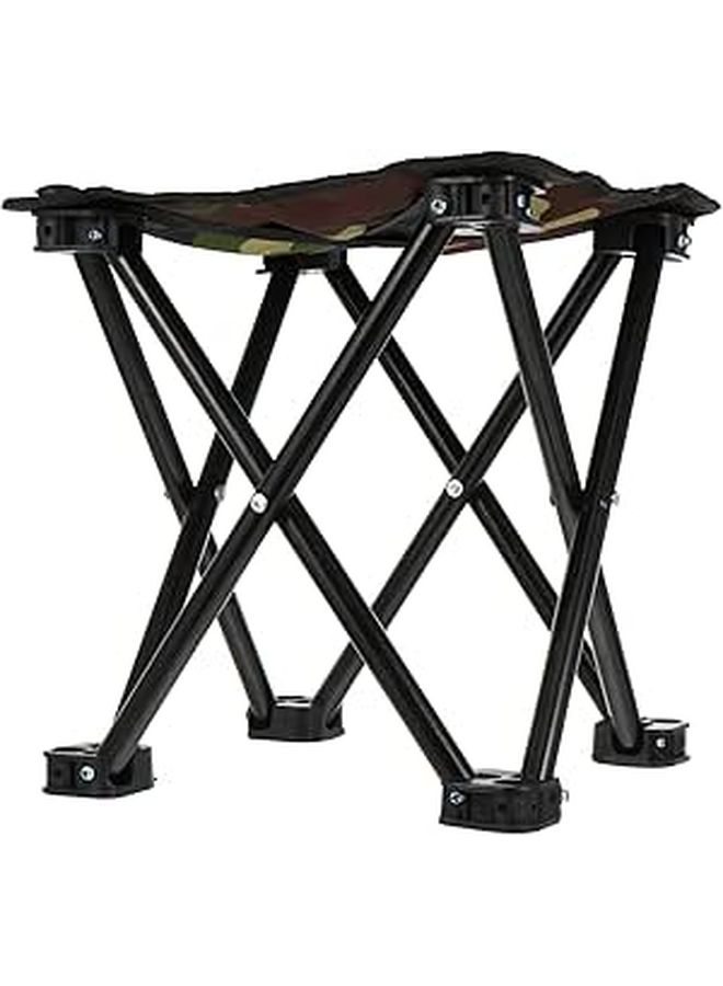Camouflage Folding Fishing Stool Portable Lightweight Camp Stool for Outdoor Travel Hiking - Image 1