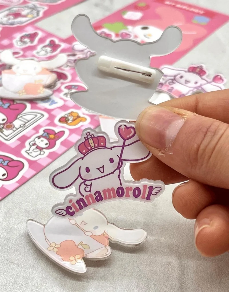 Kağıt Gemi Dükkan Paper Ship Shop Sanrio Cinnamoroll Character Badge Set of 2