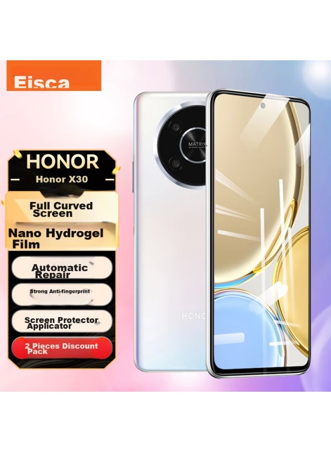 ISKA Yisika Hydrogel Film For Honor X30, Honor X30 Screen Protector, Soft Film , Full Coverage For Curved Screens, High-definition, Wear-resistant, Strong Anti-fingerprint Phone Film Jm207 - Image 1