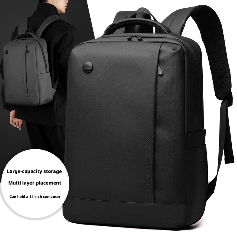 WEPOWER Men's Laptop Backpack, Large Capacity, Commute Business Casual - Image 1