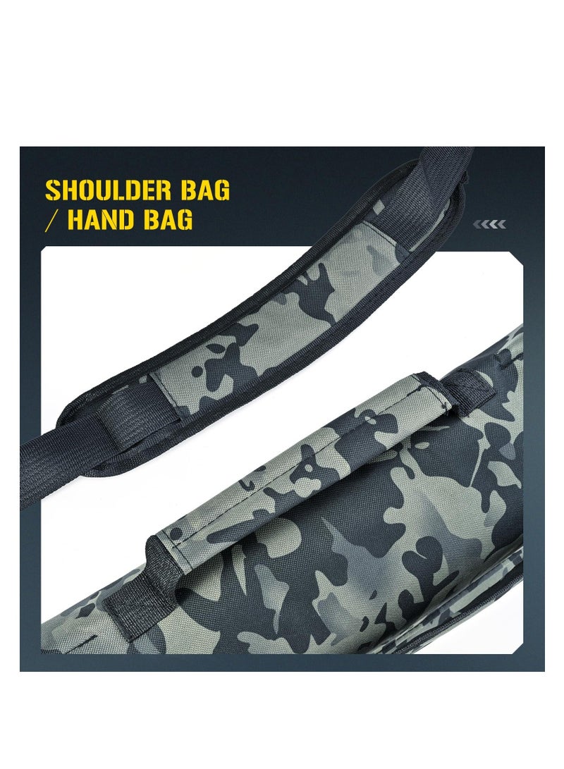 Y&D Portable Folding Fishing Pole Bag, 4.59ft Rod and Reel Protective Case Tackle Storage Bags Carry Organizer Outdoor for - Image 3