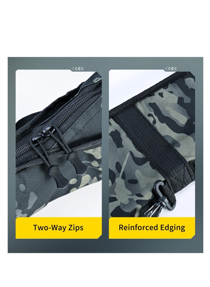 Y&D Portable Folding Fishing Pole Bag, 4.59ft Rod and Reel Protective Case Tackle Storage Bags Carry Organizer Outdoor for - Image 4