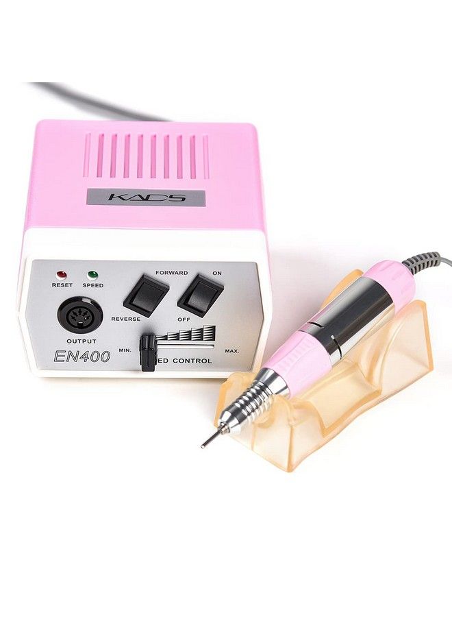 KADS 30000RPM Nail Art Drill Nail Equipment Manicure Tools Pedicure Acrylics Pink Electric Nail Art Drill Finger & Toe Machine Set (Pink) - Image 1