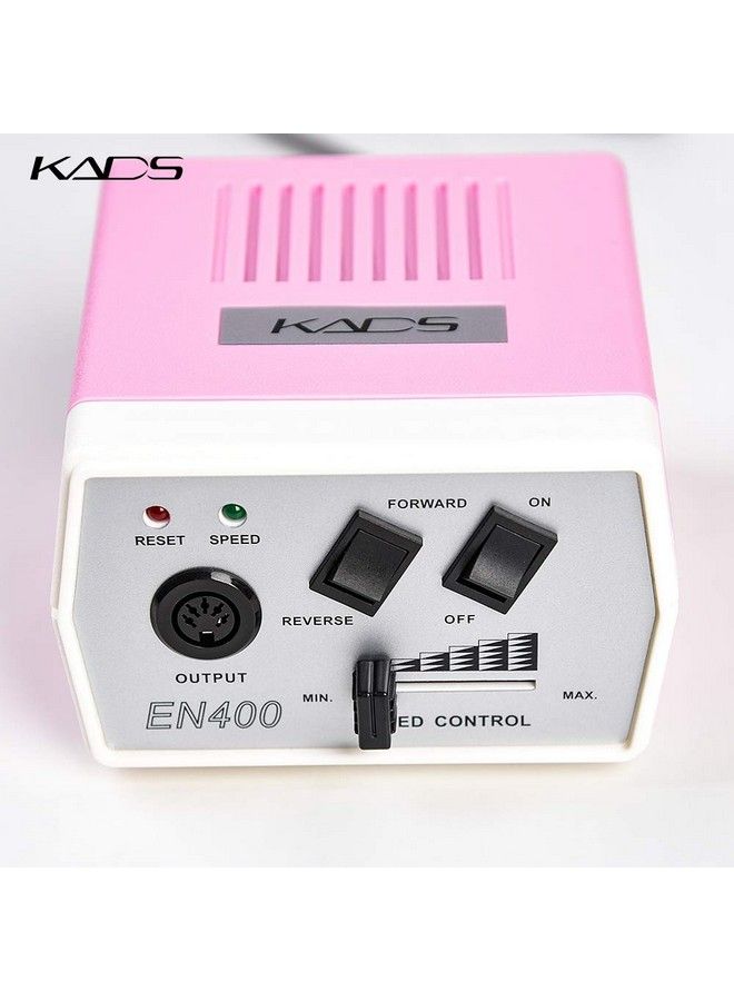 KADS 30000RPM Nail Art Drill Nail Equipment Manicure Tools Pedicure Acrylics Pink Electric Nail Art Drill Finger & Toe Machine Set (Pink) - Image 4