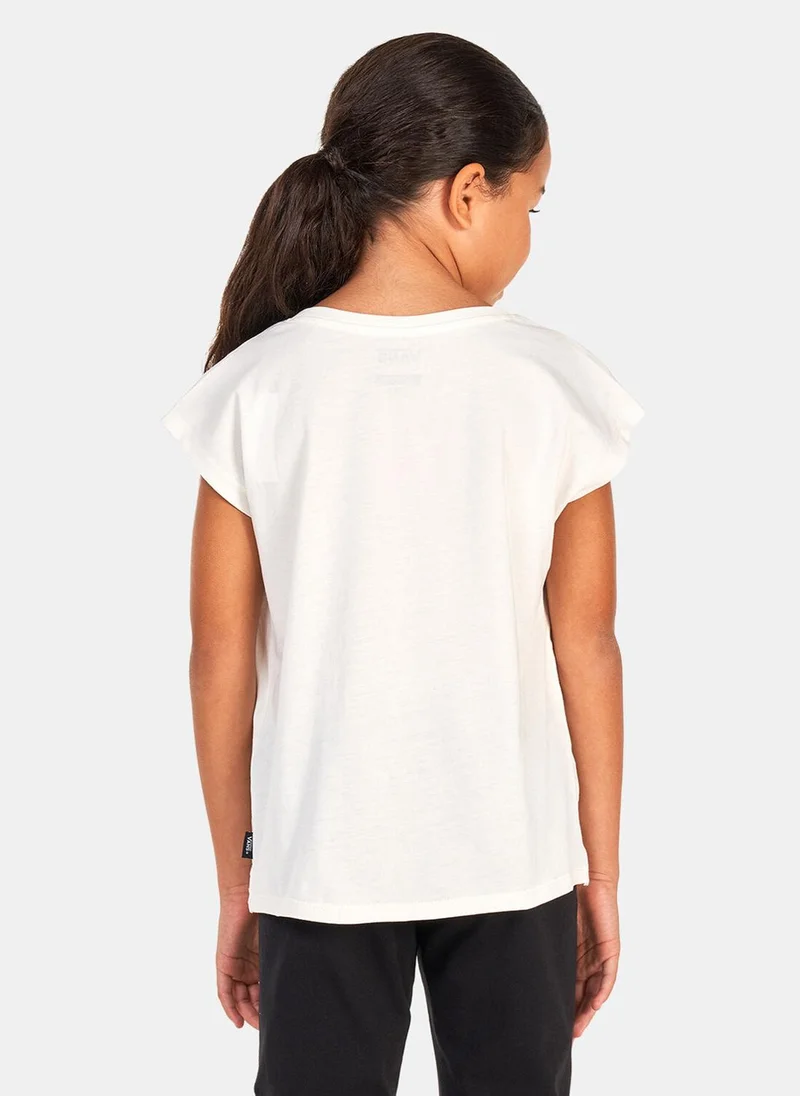 VANS Kids' Poppy Box Knot T-Shirt (Older Kids)