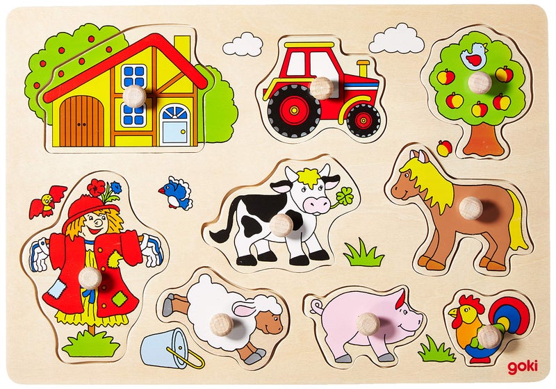 Goki Plug Farm VI Puzzle (9 Piece) - Image 2