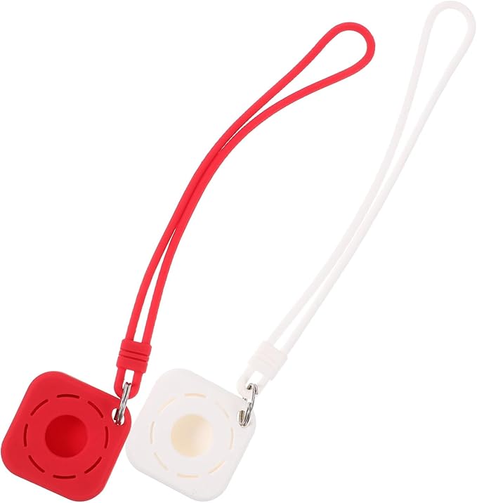 2 Pcs Durable Pet Tracker Protective Covers Sleeves Orange 18X3 7X1CM Wear Resistant - Image 1