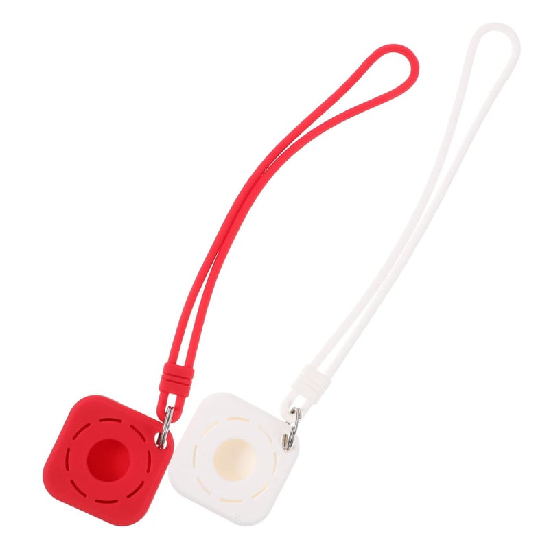 2 Pcs Durable Pet Tracker Protective Covers Sleeves Orange 18X3 7X1CM Wear Resistant - Image 2