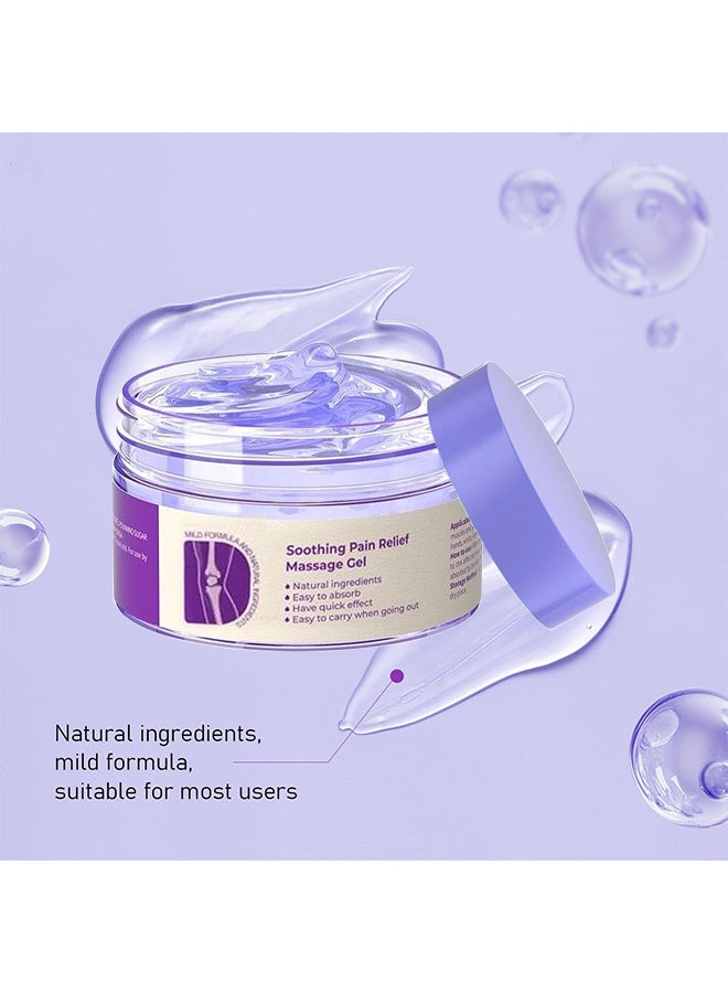 هويجي جل آلام المفاصل من كريسين جل أرجواني ، جل تدليك مهدئ لتخفيف الآلام ، كريم إصلاح المفاصل الأرجواني ، يهدئ الركبتين ، أسفل الظهر ، الرقبة ، اليدين والقدمين ، 100 مل - Image 3