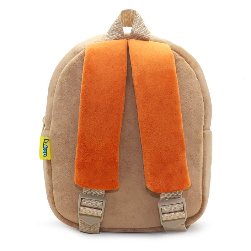 Plush Kids Backpack, Billiards Eagle Animal Design, Soft Lightweight School Bag for Toddlers and Preschool Kids - Image 5