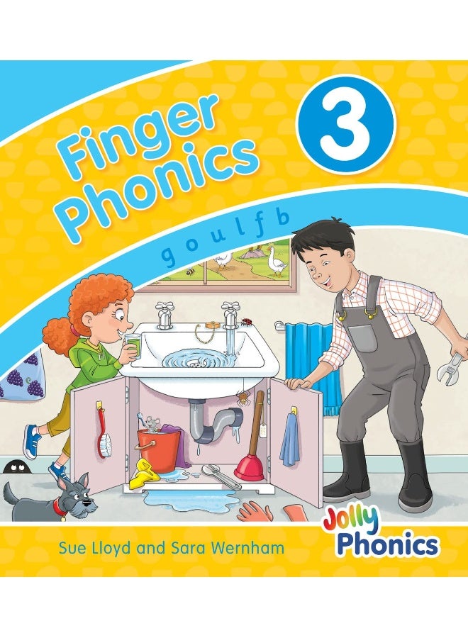 Jolly Phonics Finger Book 3: in Precursive Letters (British English edition)