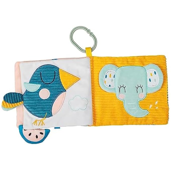 CUCU ACTIVITY SENSORY BABY BOOK | AUDITORY STIMULATION, FINE MOTOR SKILLS, IMAGINATION & CREATIVITY | WITH RING TO HANG IN STROLLER, CAR SEAT AND HIGH CHAIR| FOR 0M+ - Image 3