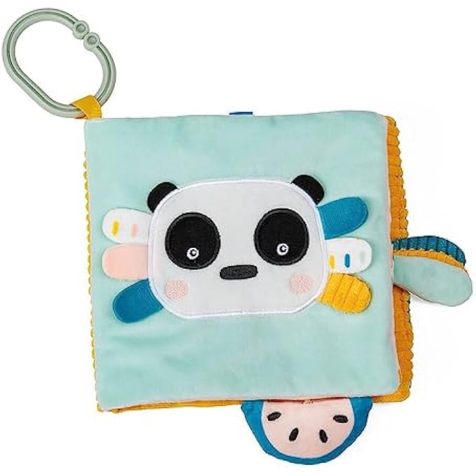 CUCU ACTIVITY SENSORY BABY BOOK | AUDITORY STIMULATION, FINE MOTOR SKILLS, IMAGINATION & CREATIVITY | WITH RING TO HANG IN STROLLER, CAR SEAT AND HIGH CHAIR| FOR 0M+ - Image 1