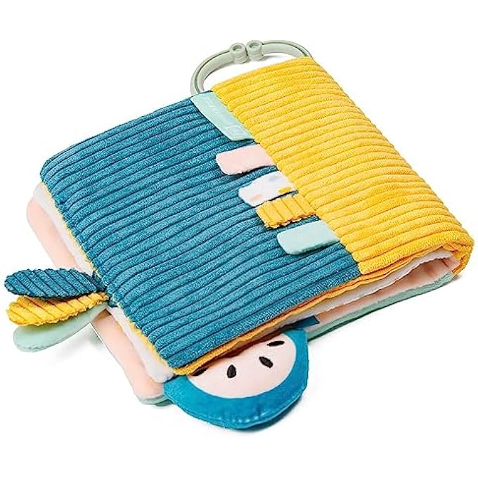 CUCU ACTIVITY SENSORY BABY BOOK | AUDITORY STIMULATION, FINE MOTOR SKILLS, IMAGINATION & CREATIVITY | WITH RING TO HANG IN STROLLER, CAR SEAT AND HIGH CHAIR| FOR 0M+ - Image 5