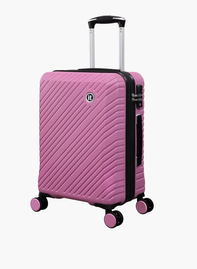 it Textured Hardcase Luggage Trolley with Retractable Handle -20 Inches Cabin Bag