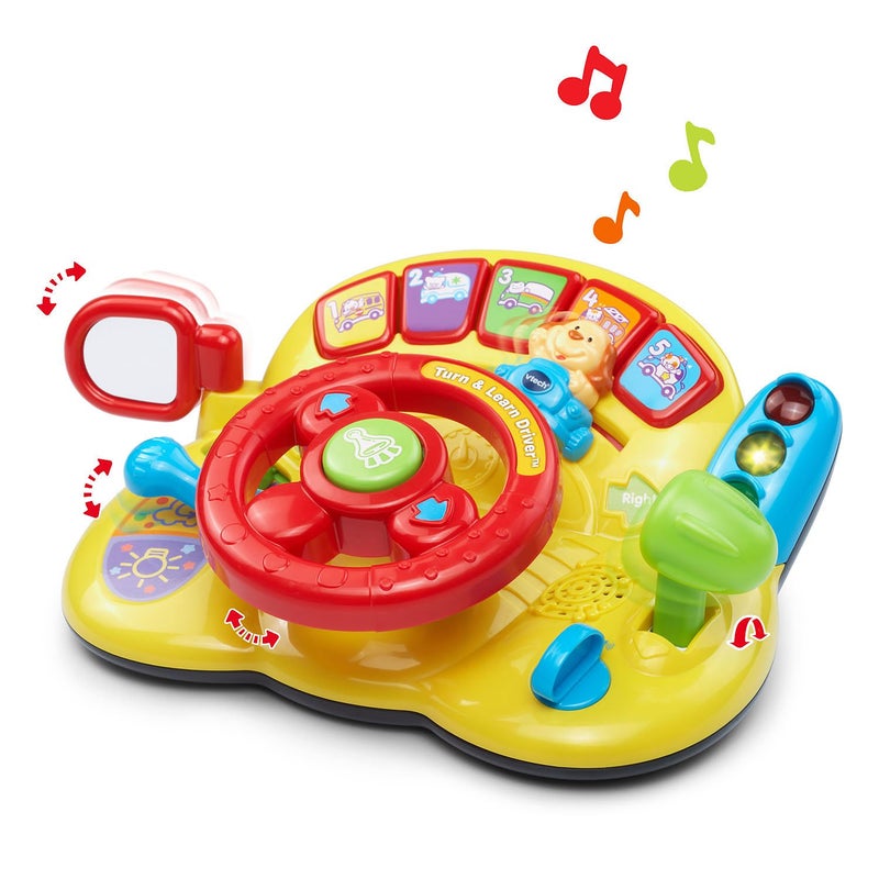 VTech Turn and Learn Driver, Yellow - Image 2