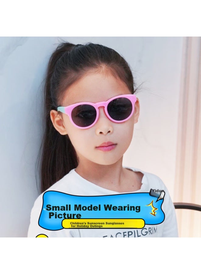 YIDUN Yidun Children's Sunglasses, Cute For Boys And Girls, Fashionable Design, Sun Protection, Baby Decorative Candy Glasses Toy - Image 5