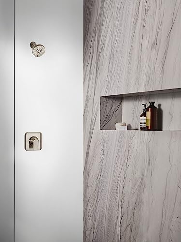 MOEN موين جيبسون رأس دش بطلاء نيكل مصقول بست وظائف 4.5 بوصة، 6512EPBN - Image 4