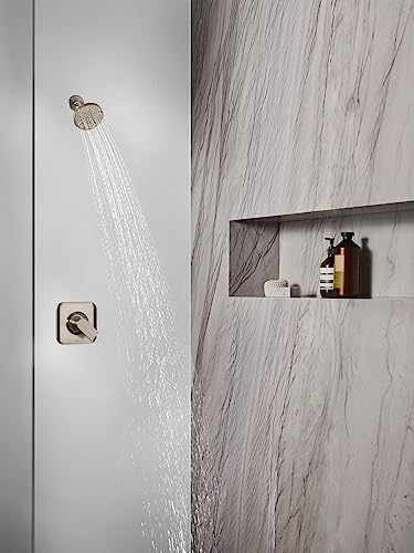 MOEN موين جيبسون رأس دش بطلاء نيكل مصقول بست وظائف 4.5 بوصة، 6512EPBN - Image 3