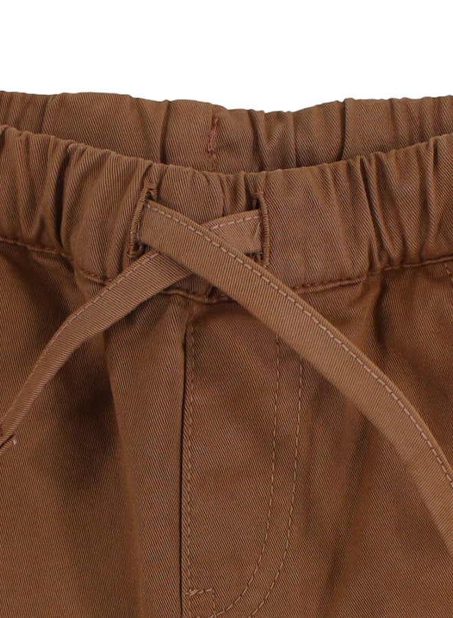 Pompelo Baby Boys Plain Gabardine Cargo Pants - Image 3