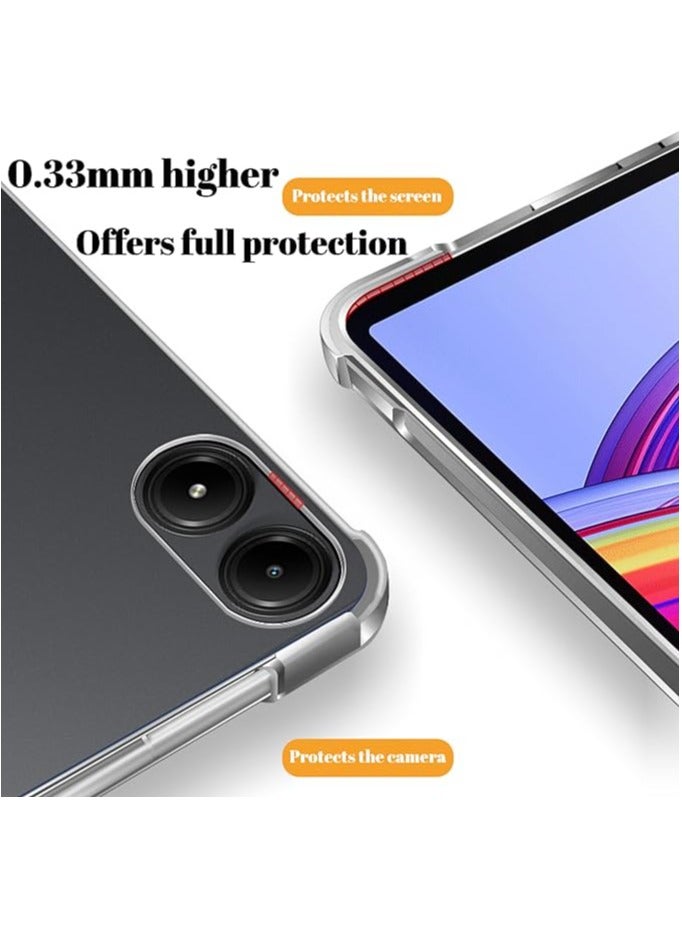 Green Tiger Cover Compatible with Redmi Pad Pro 12.1" 2024 with Pencil Holder, Slim TPU Shockproof Bumper Case with Clear Back Protective for Redmi Pad Pro (Black) - Image 3