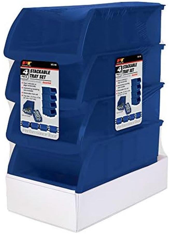 Performance Tool - 4 Pc. Large Stackable Trays - Image 1