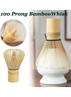 UCHUANG 4 Piece Matcha Tea Set Matcha Whisk Kit Matcha Ceramic Bowl Matcha Whisk, White Whisk Holder Traditional Scoop Perfect Set to a Traditional of Matcha Tool (Pink and White)  - Image 5