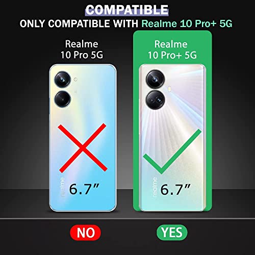 REALCASE Silicone Crystal Clear Realme 10 Pro+ Plus 5G Back Cover Case | Protective Design Transparent Back Cover Case For Realme 10 Pro+ Plus 5G - Image 2