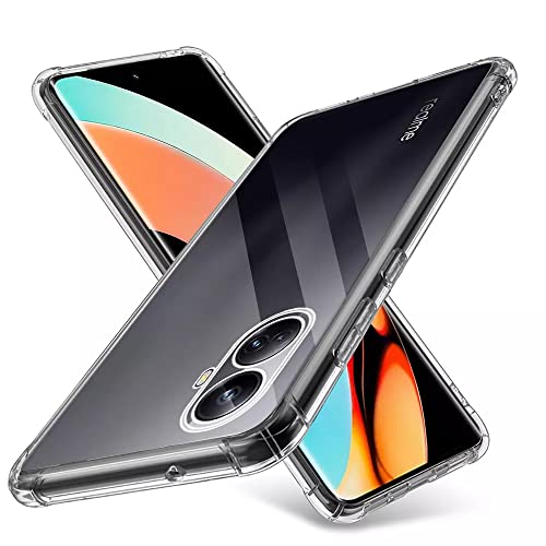 REALCASE Silicone Crystal Clear Realme 10 Pro+ Plus 5G Back Cover Case | Protective Design Transparent Back Cover Case For Realme 10 Pro+ Plus 5G - Image 3