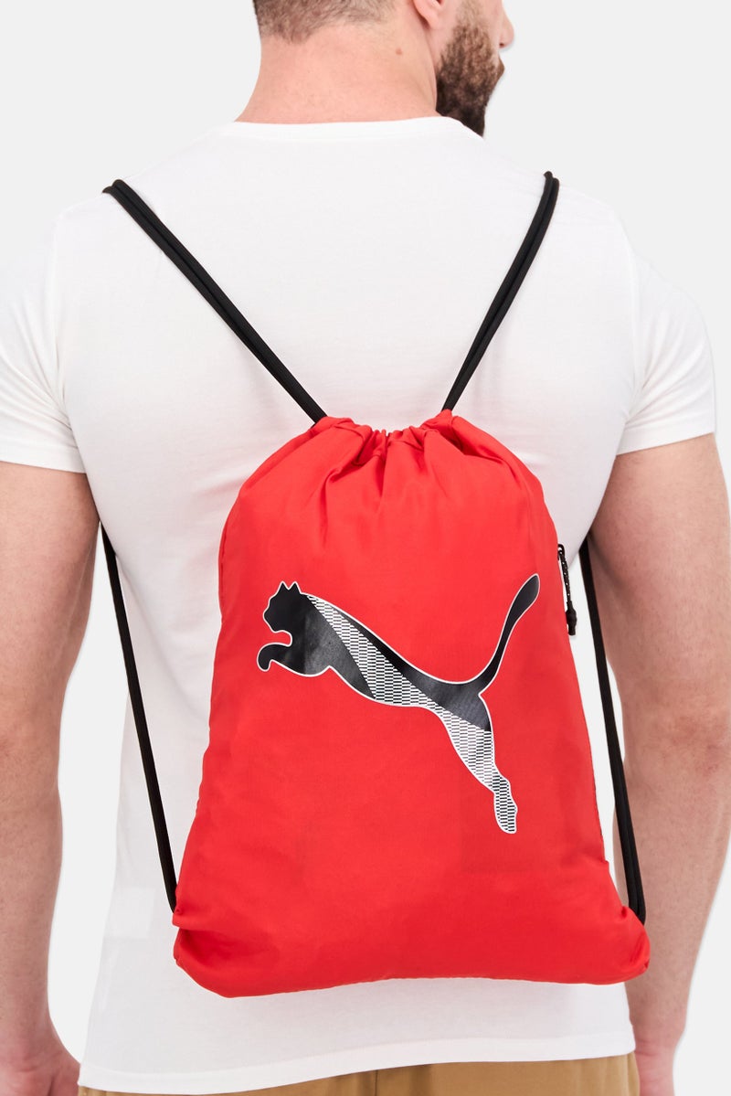 PUMA Men Brand Logo Sports Bag 45 H x 35 L x 1 W cm, Red - Image 2