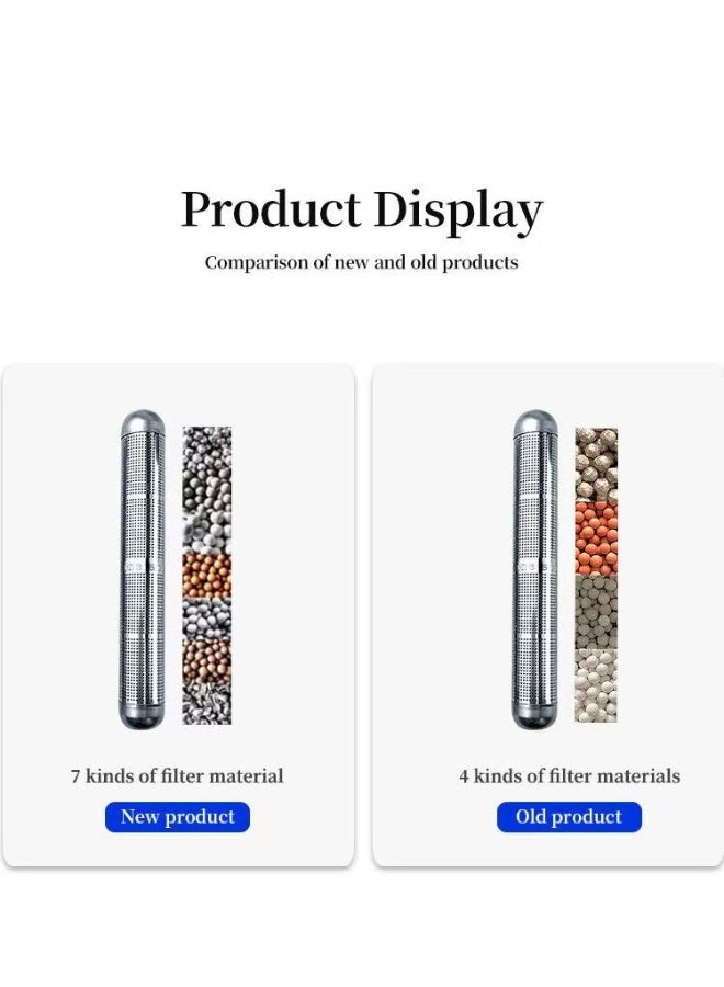 1 pack of silver portable alkaline water stick pH enhancer hydrogen ion generator, suitable for travel, home and office use, improving nutrient absorption, metabolism and immunity, inhibiting body oxidation and aging, giving health gifts to friends and oneself - Image 4