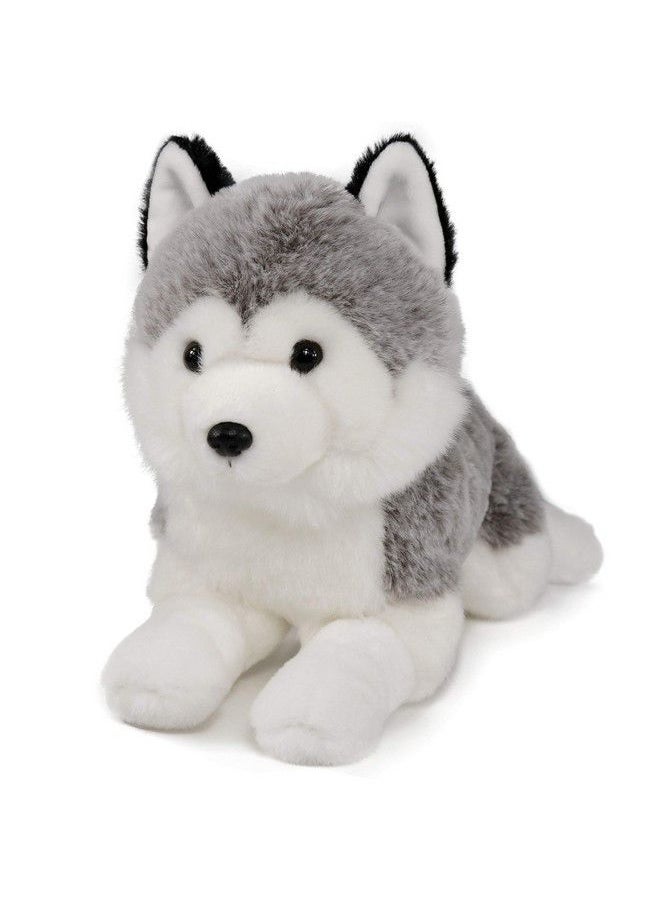 Ice King Bear - Lifelike Siberian Husky Stuffed Animal Plush Toy 13 Inches Length - Image 1