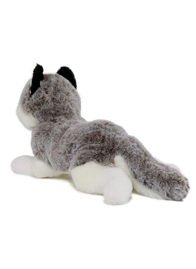 Ice King Bear - Lifelike Siberian Husky Stuffed Animal Plush Toy 13 Inches Length - Image 1
