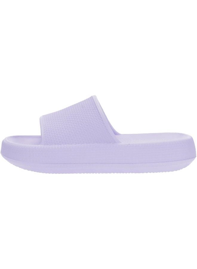 BRONAX Pillow Slippers for Women and Men | House Slides Shower Sandals | Extremely Comfy | Cushioned Thick Sole, Light Purple, 4-5.5 Women/3-4 Men - Image 3
