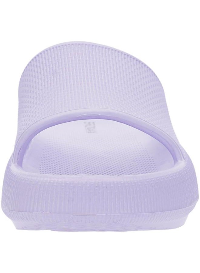 BRONAX Pillow Slippers for Women and Men | House Slides Shower Sandals | Extremely Comfy | Cushioned Thick Sole, Light Purple, 4-5.5 Women/3-4 Men - Image 4