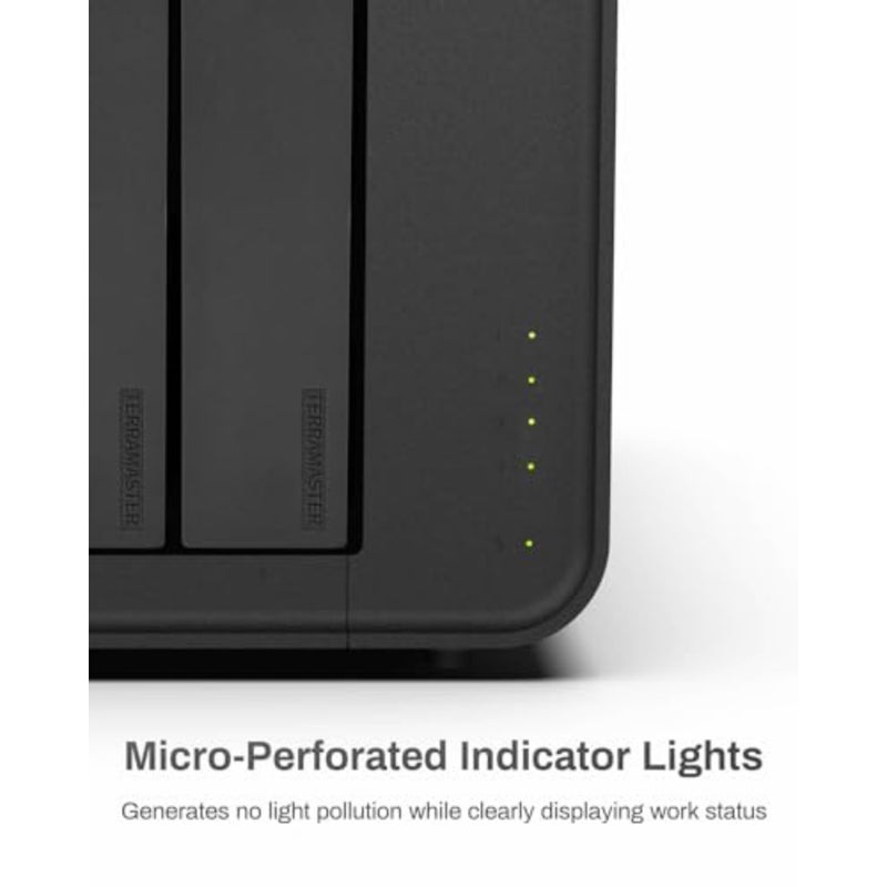 F4-424 Pro NAS Storage - 4Bay Core i3-N305 8-Core 8-Thread CPU, 32GB DDR5 RAM, 2.5GbE Port x 2, Network Attached Storage Peak Performance for Business Diskless - Image 3