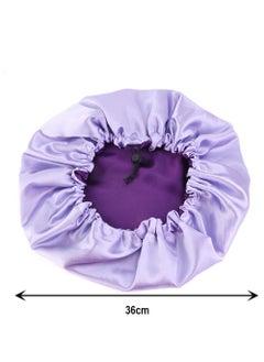 JoyousSto Women's Adjustable Double-Sided Satin Silk Soft Hat Soft Double-Sided Sleeping Cap  - Image 4